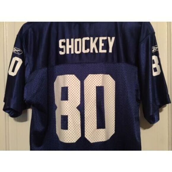 NEW YORK GIANTS JEREMY SHOCKEY SIZE YOUTH XL REEBOK JERSEY **NICE** - Picture 2 of 6